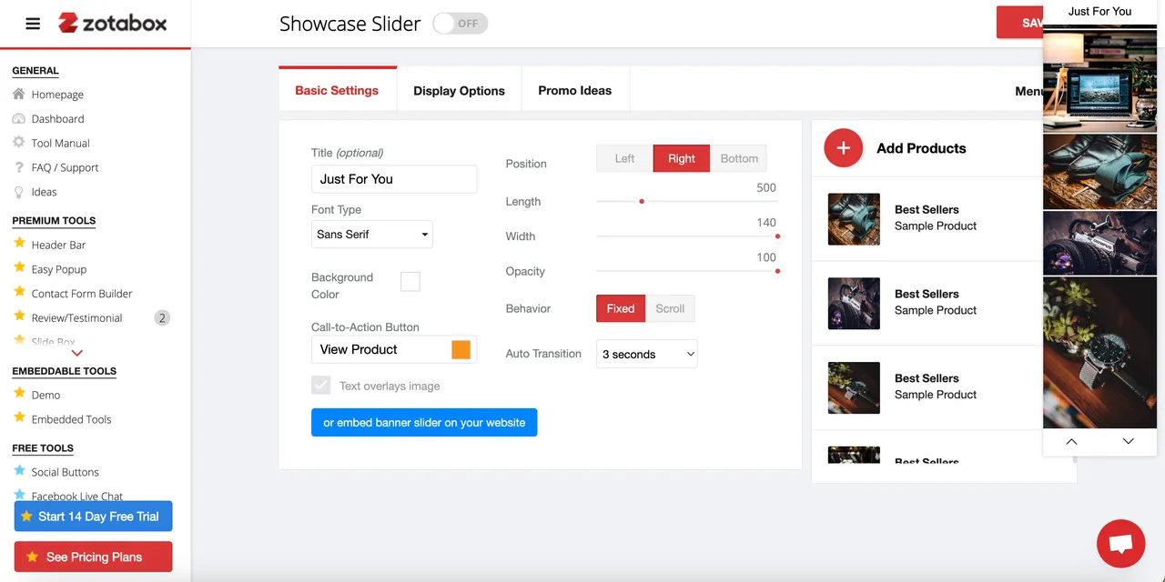 Use Zotabox to create personalized recommendations for your customer